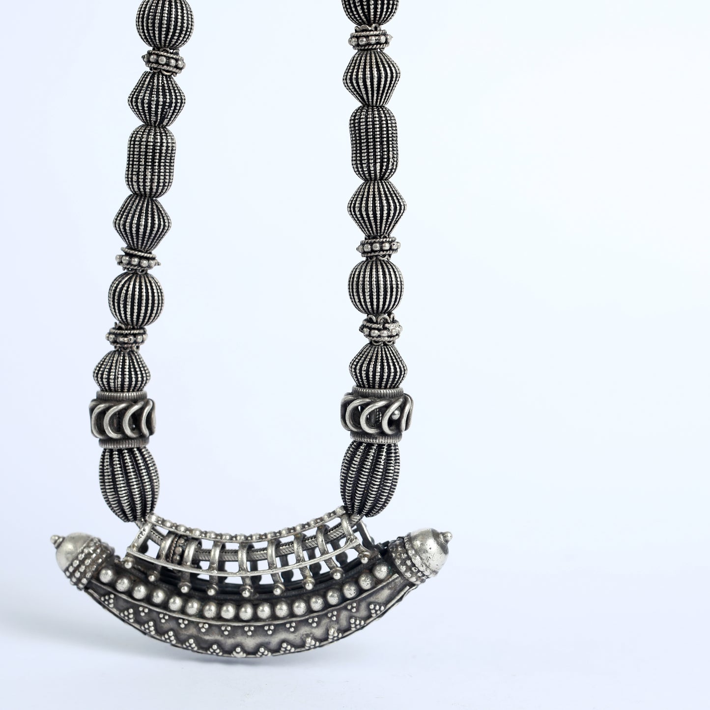 Silver Amulet Or Perfume Lavalier