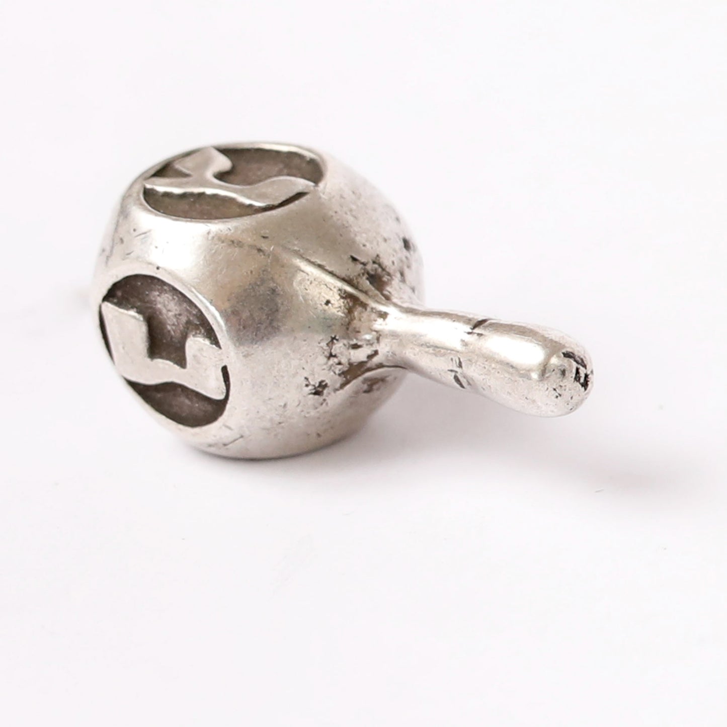 spinning top made of silver 925o