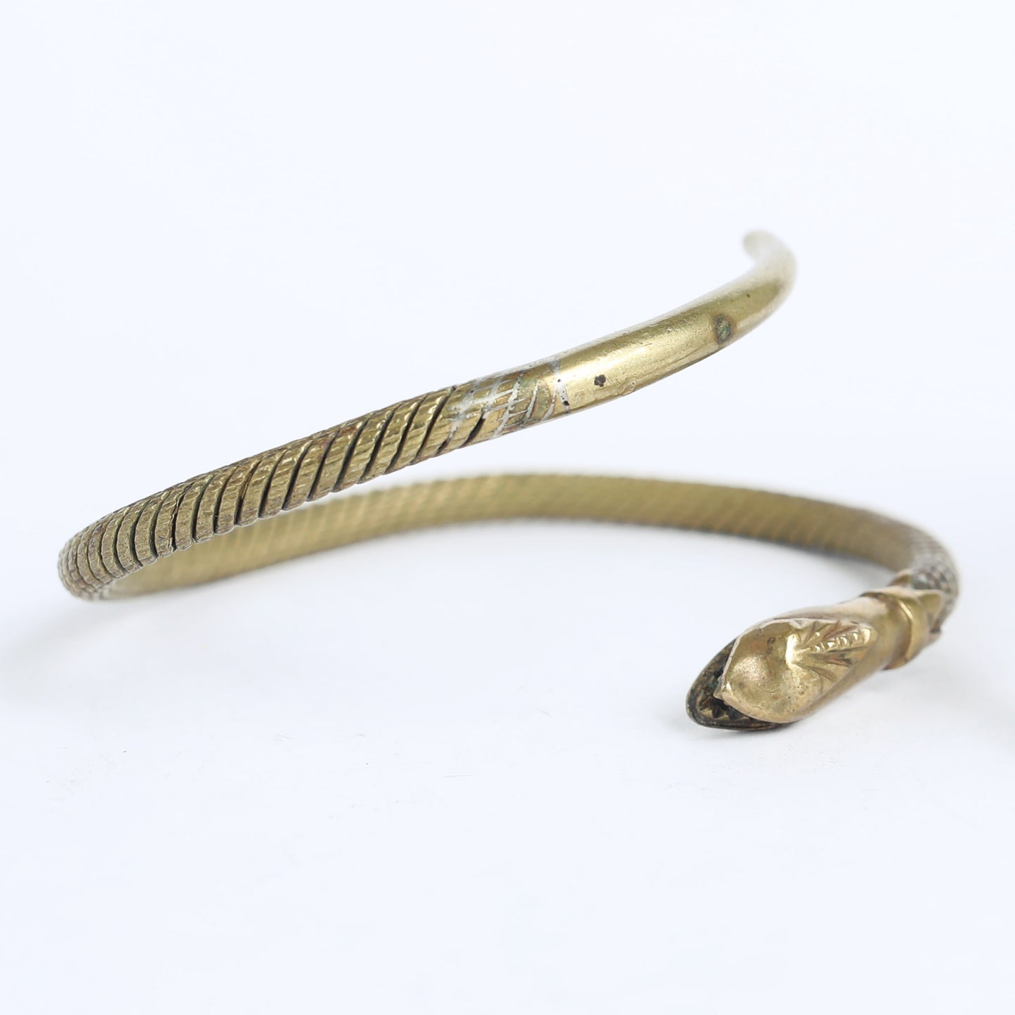 Snake Bangle Cuff Brass Bracelete, India