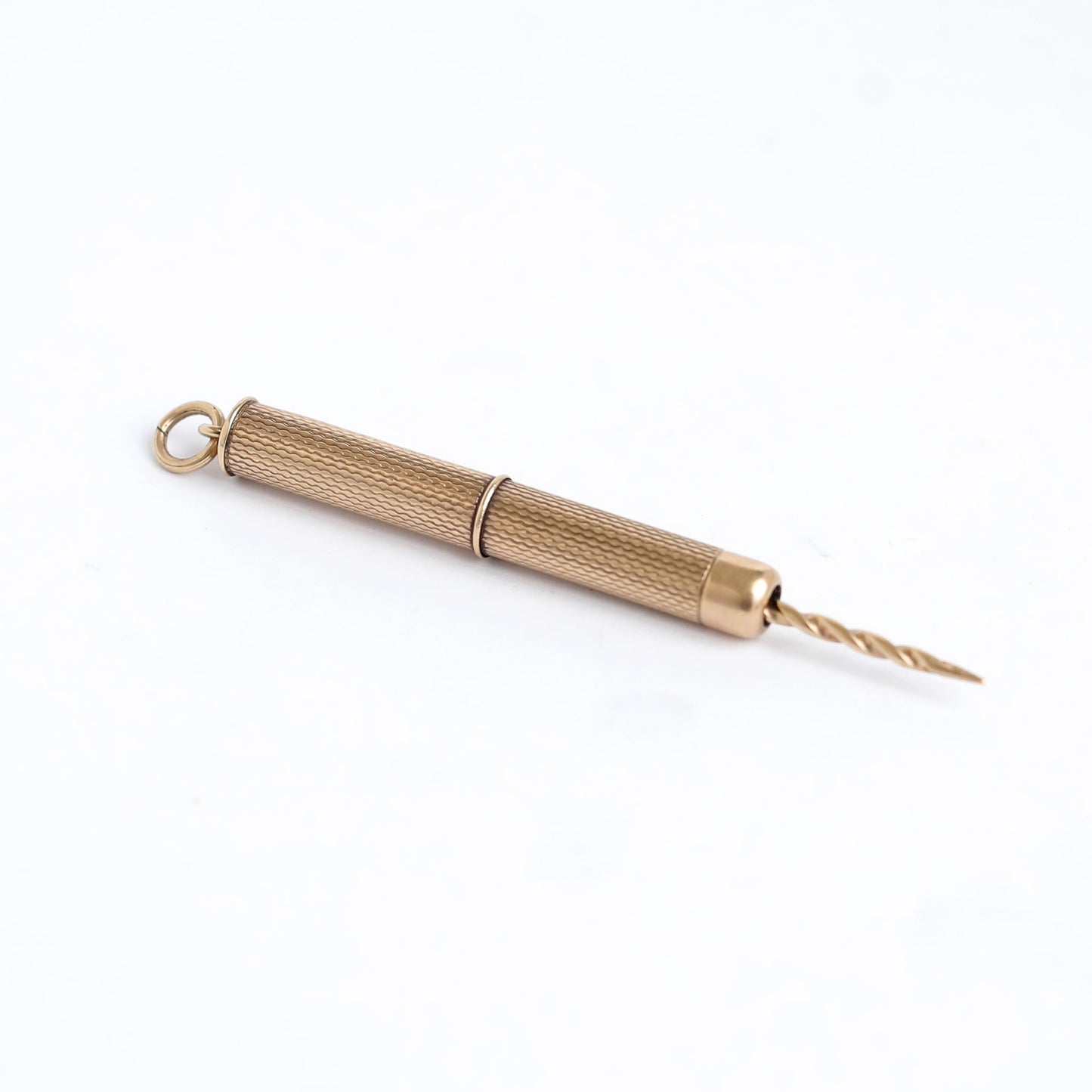 Quality 9ct Gold Cigar Piercer pendant  By Cohen & Charles