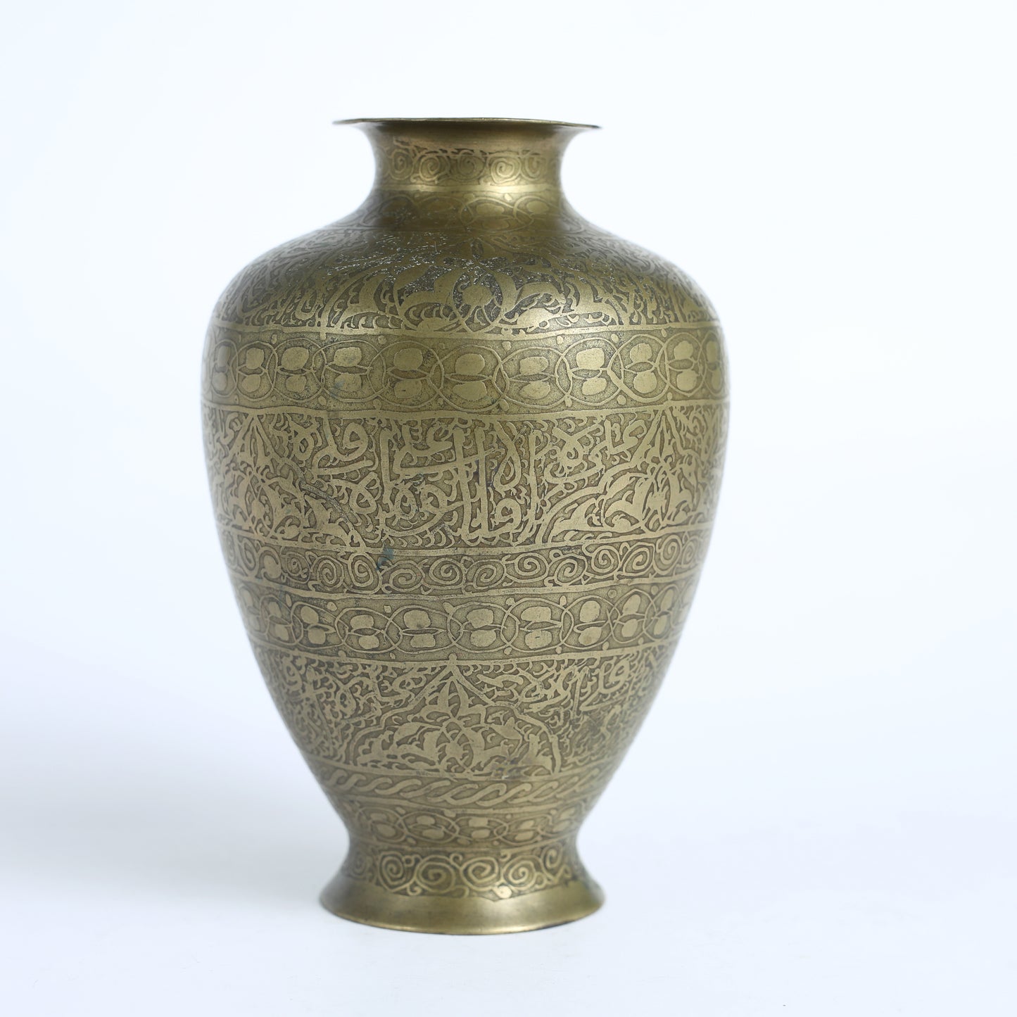 Thuluth Brass Vase