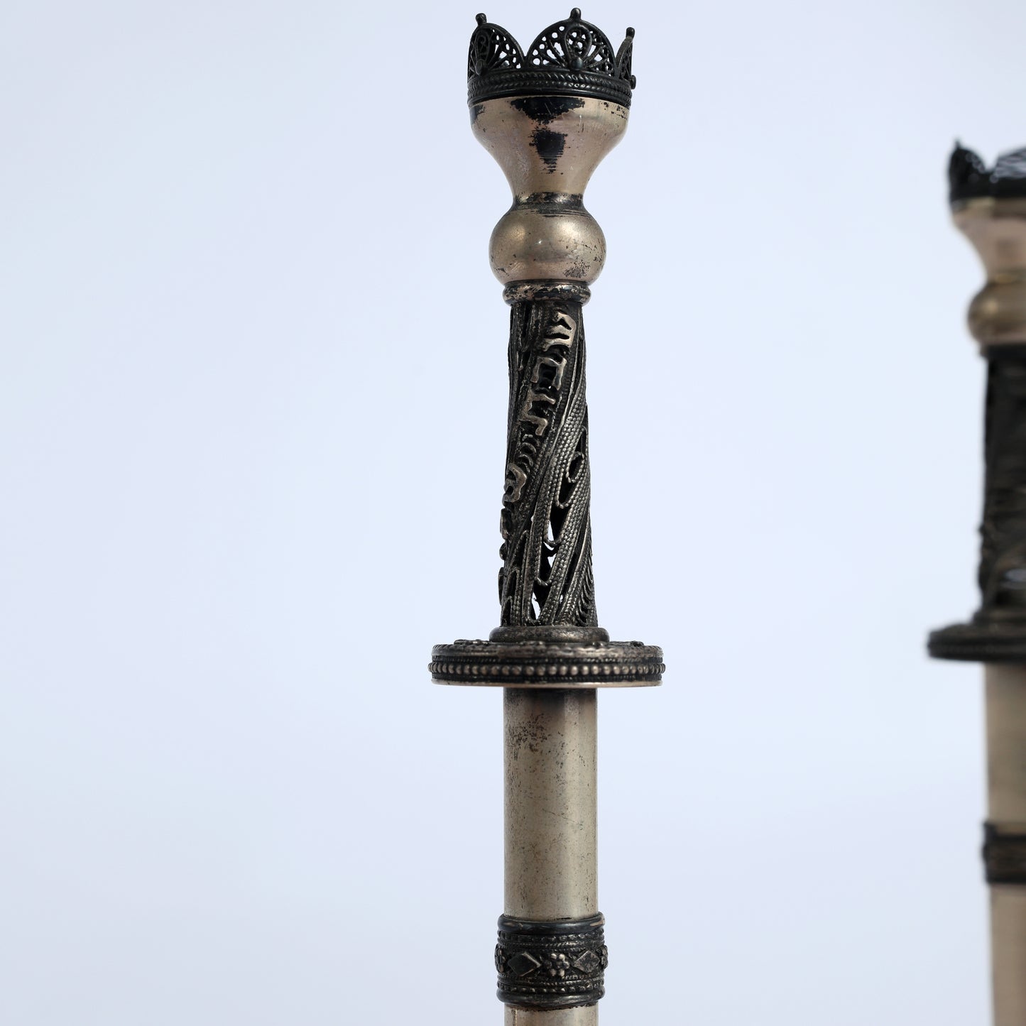 Filigree Shabbat Candles