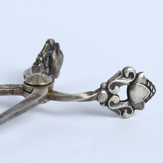 Silver European Tongs