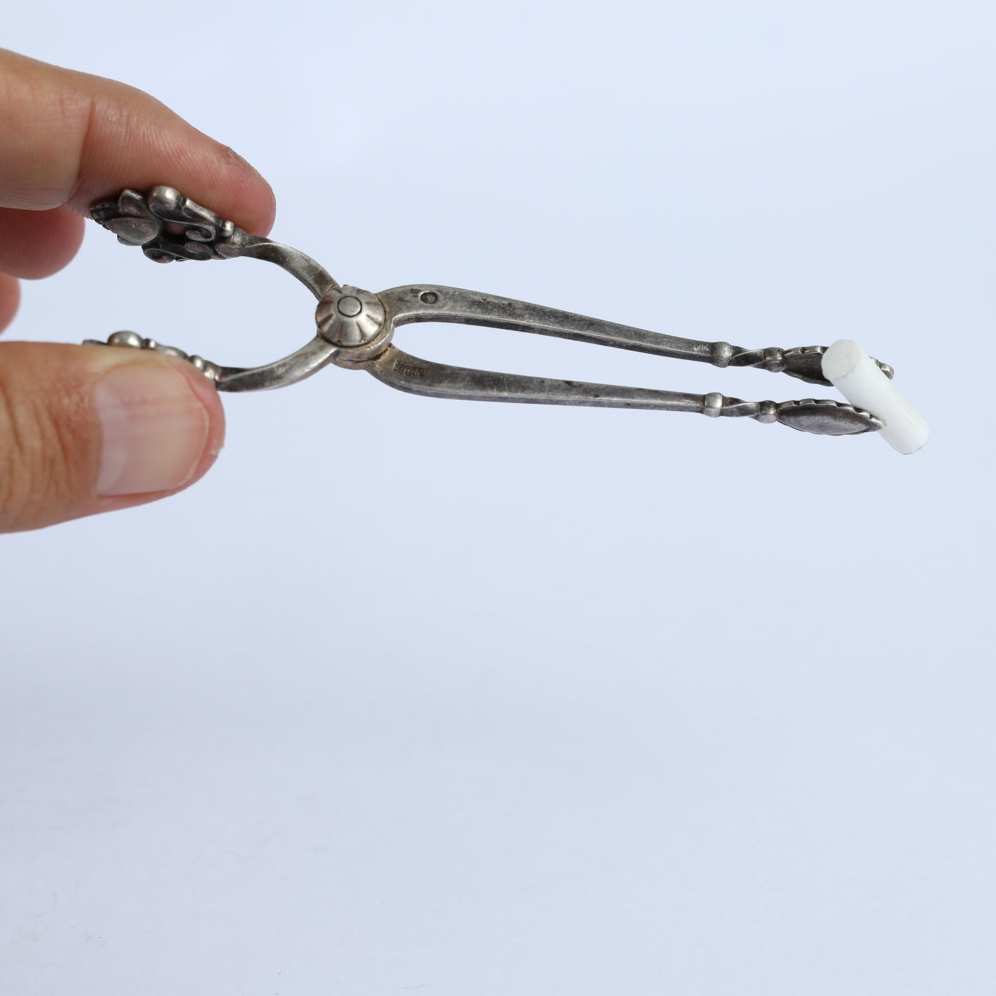 Silver European Tongs