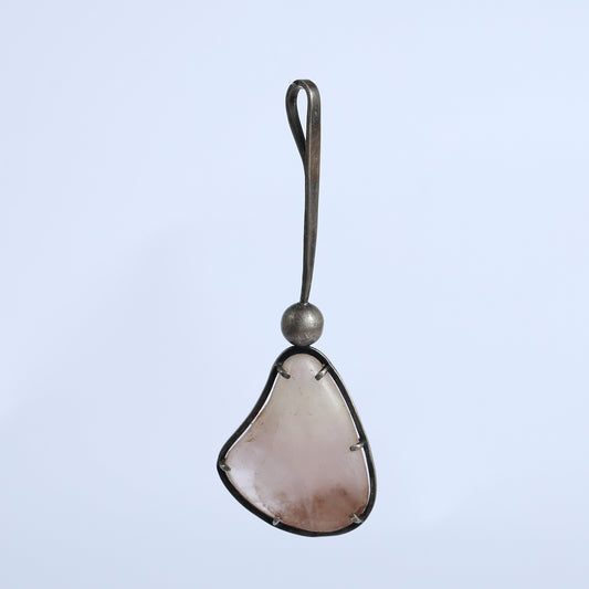 Rose Quartz crystal Pendant, 1950’s David Gumble