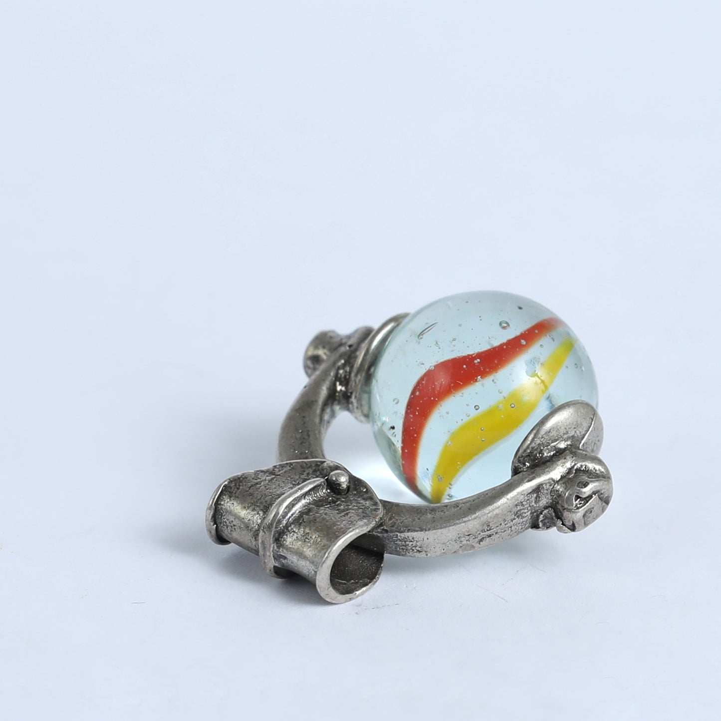 Marble Silver Pendant