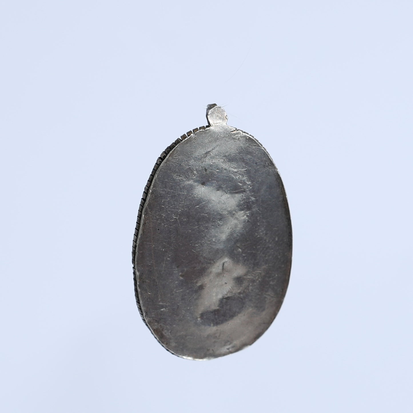 Silver and Turquoise 1930's Lavalier