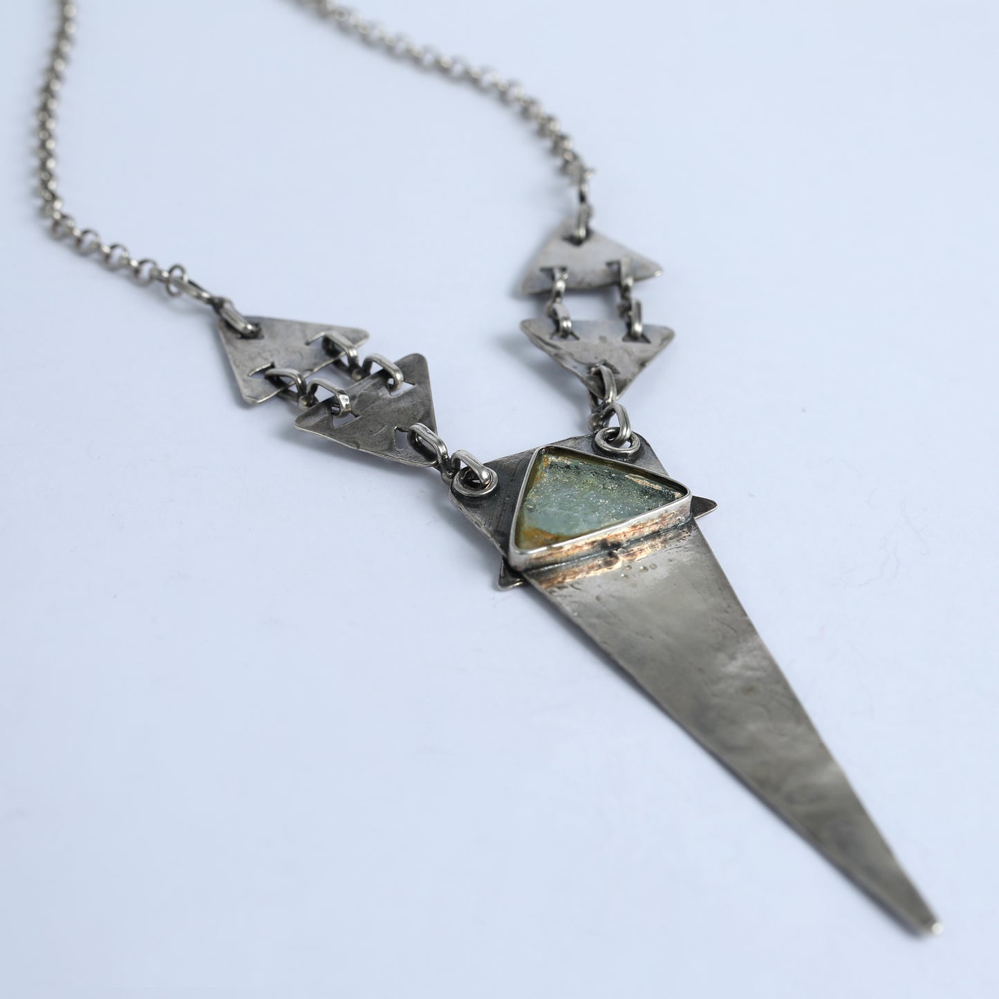 Triangle Silver Necklace