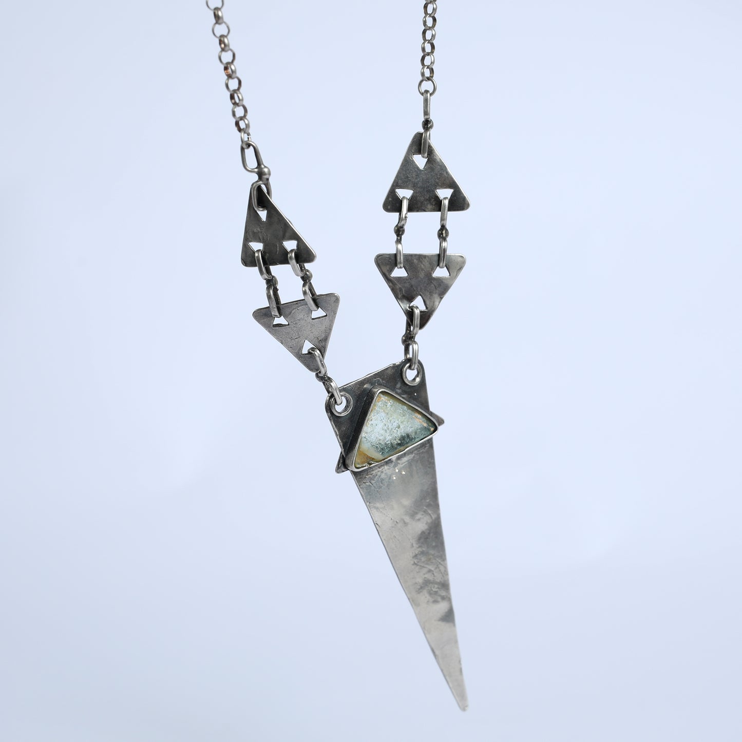 Triangle Silver Necklace