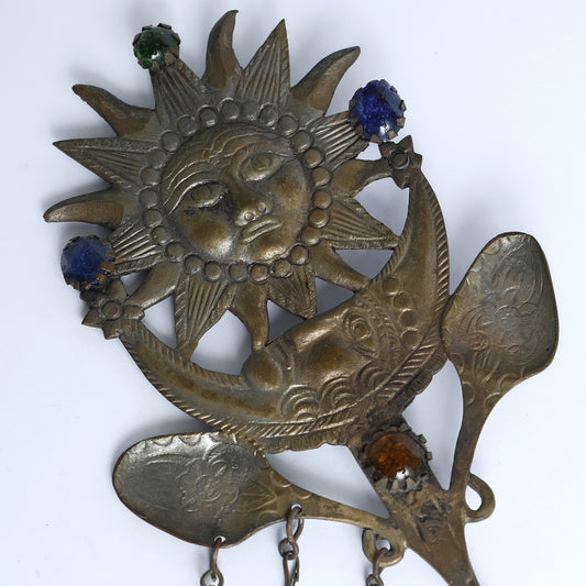 Peruvian Sun Colonial hairpin