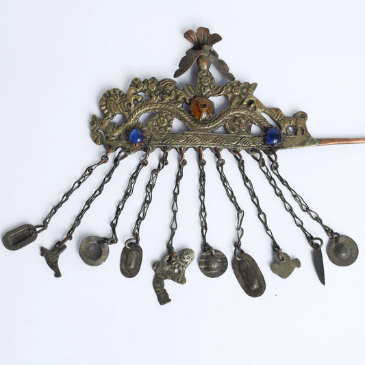 Bird Peruvian Colonial Hairpin
