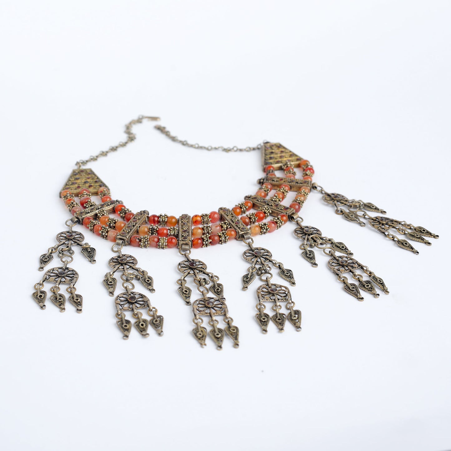 Rosette Tribal Necklace