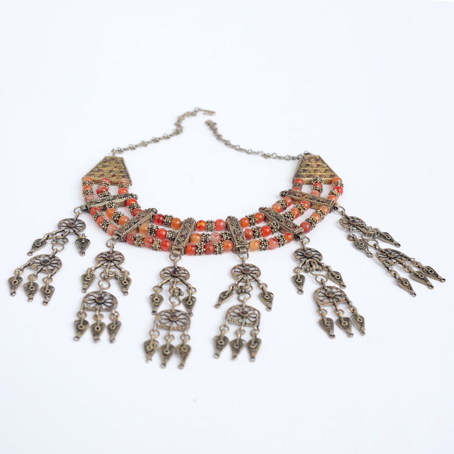 Rosette Tribal Necklace