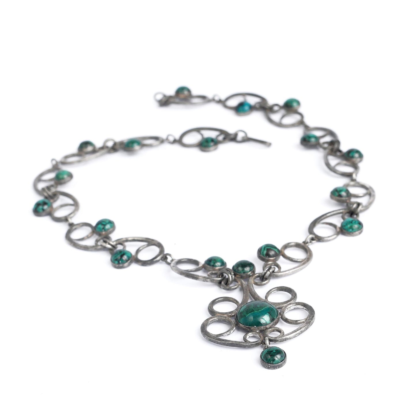 Eilat stone on silver 925 chain