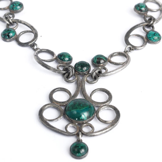 Eilat stone on silver 925 chain