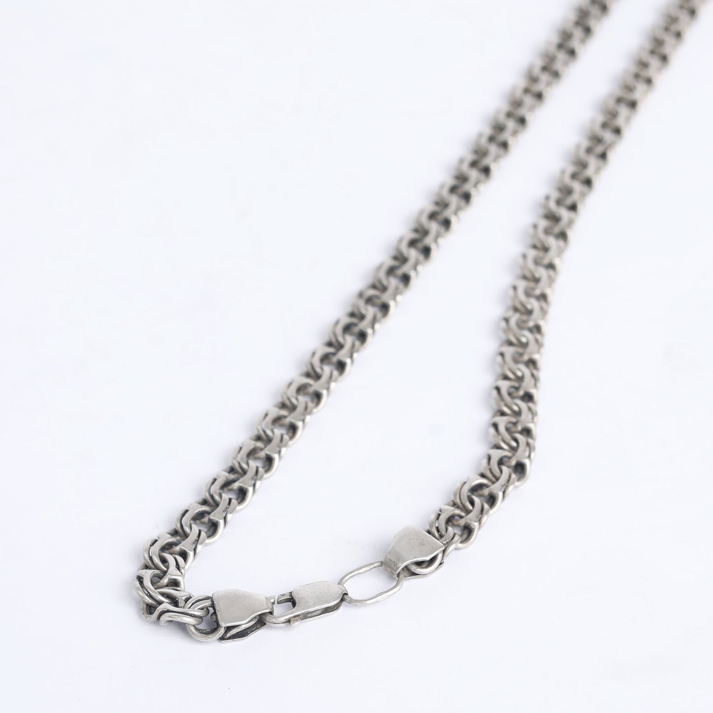 one of a kind  925 Silver Bismarck Chain