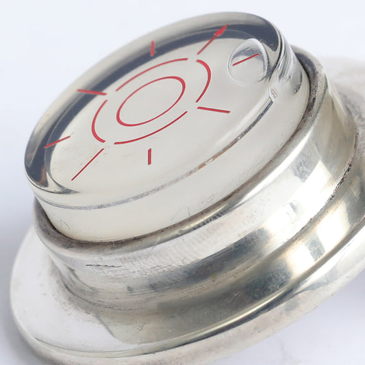Vintage Tiffany & Co. Sterling Silver Round Bubble Level
