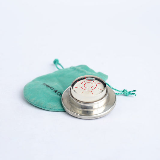 Vintage Tiffany & Co. Sterling Silver Round Bubble Level