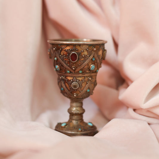 antique Turkmen Wedding Glasses
