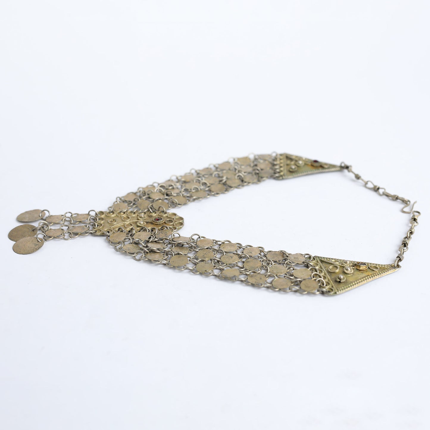 Bizantine Silver Choker Necklace, Yemen