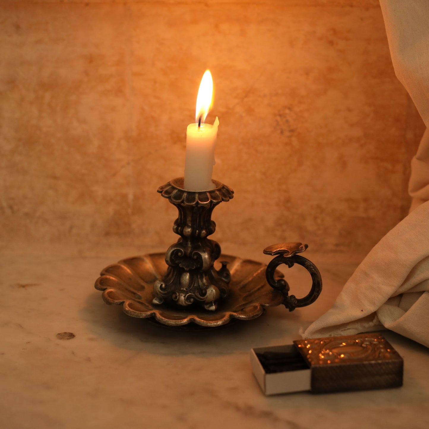 the Mid-19th Century German Silver Chambers-tick