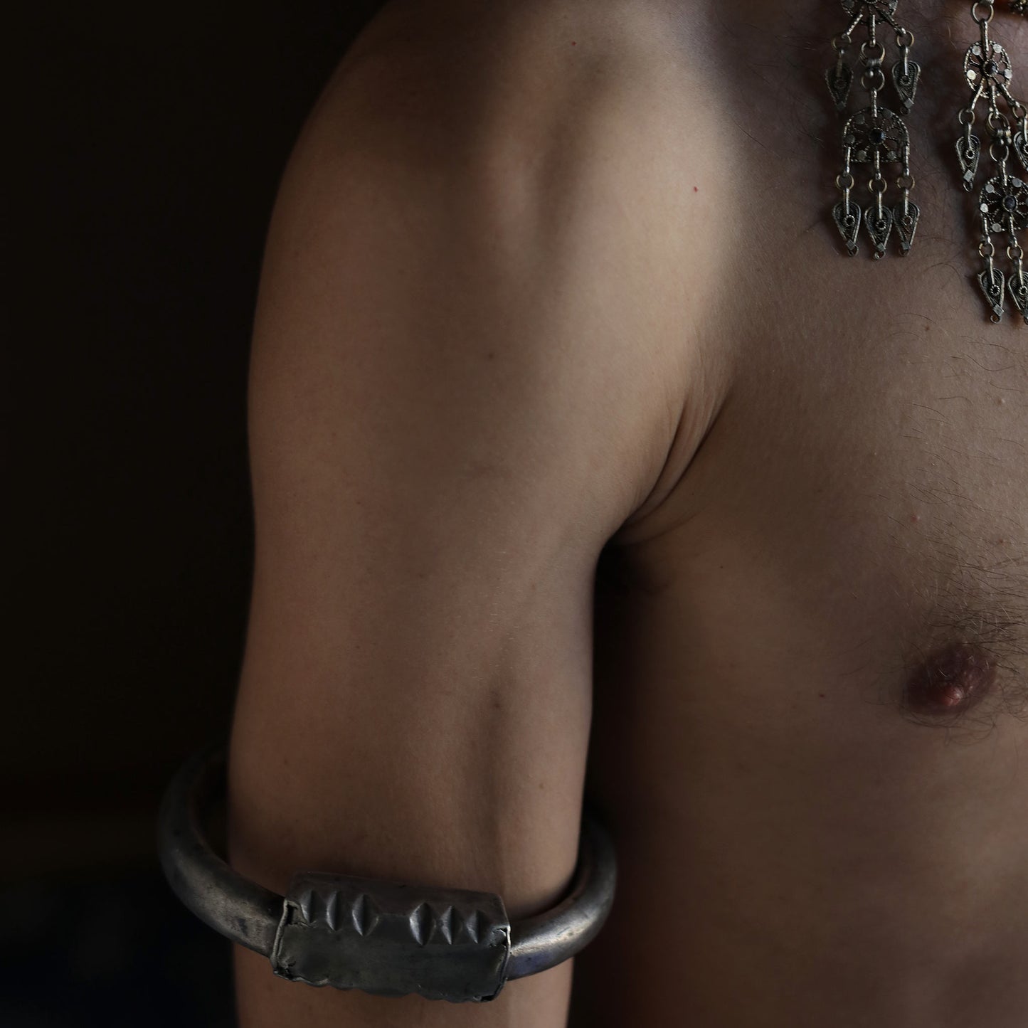 Halhal Silver Bangle