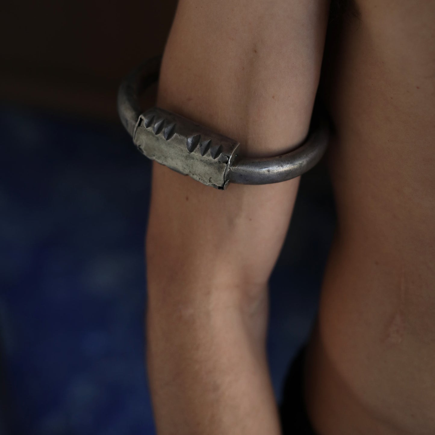 Halhal Silver Bangle