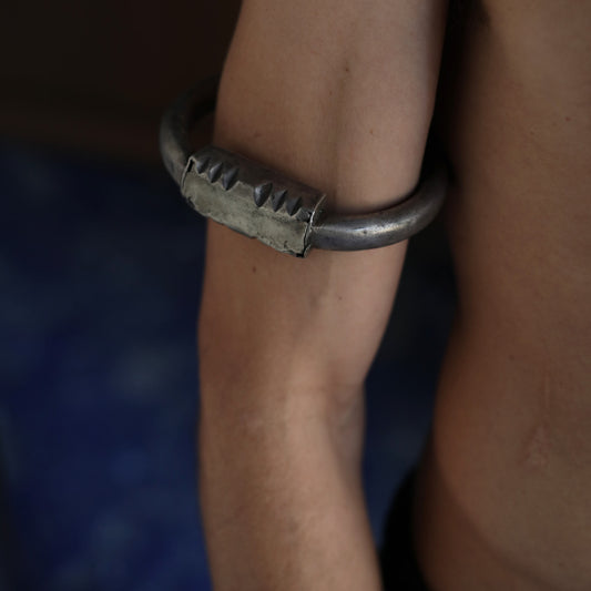 Halhal Silver Bangle