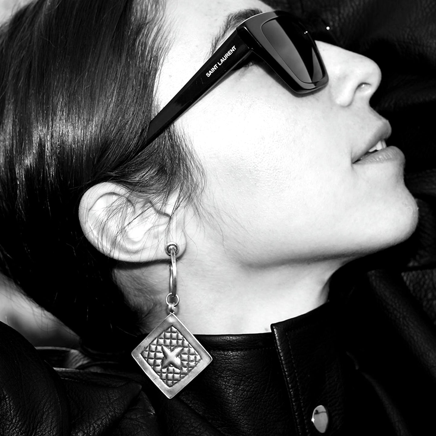 original silver earring 925 from Kibbutz Megiddo