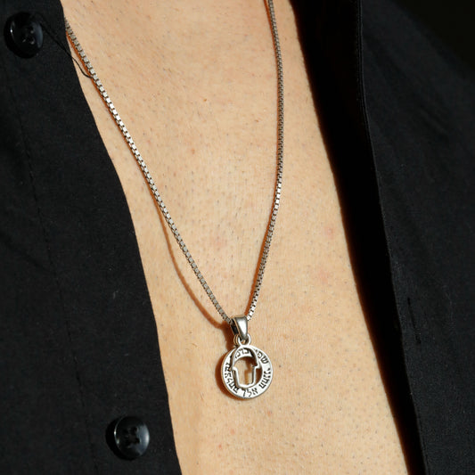 ALAD & Hamsa Hand Kabbalah Necklace