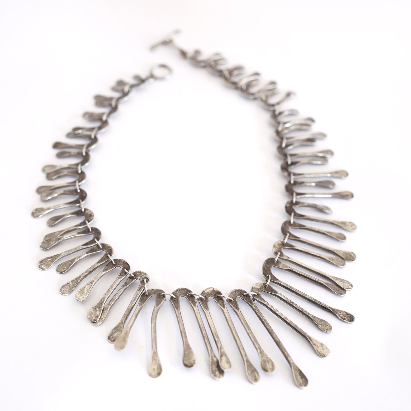 unisex Handmade pure silver charms necklace made in Israel