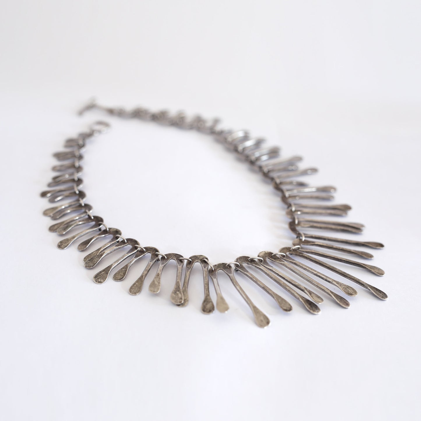 unisex Handmade pure silver charms necklace made in Israel