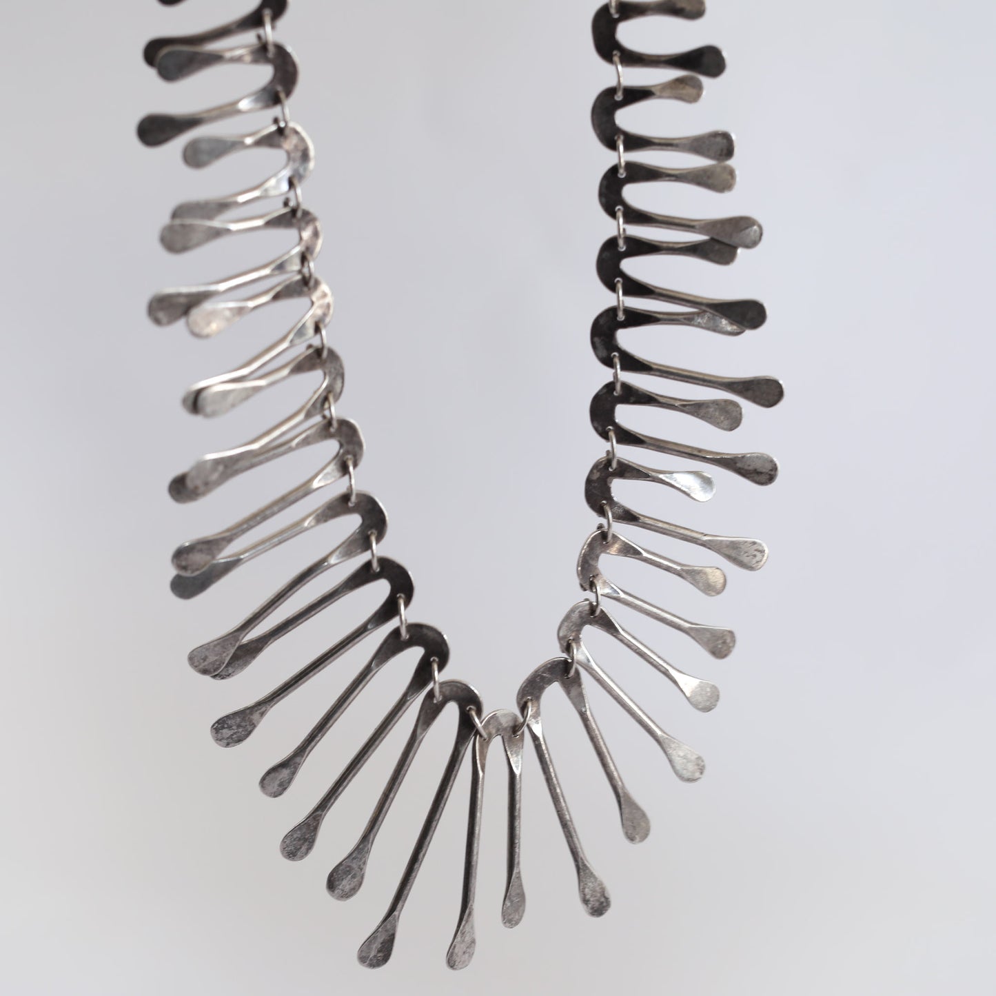 unisex Handmade pure silver charms necklace made in Israel