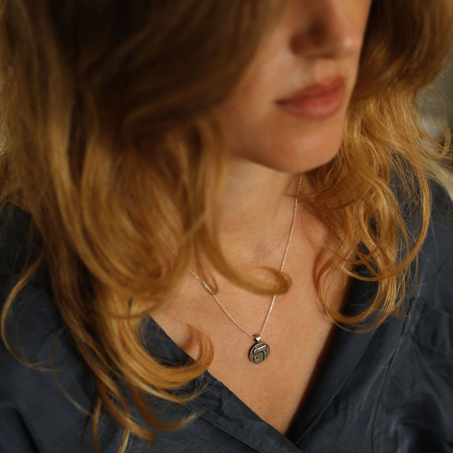 HaShem unisex  Sterling Silver Necklace- name of god - kabala