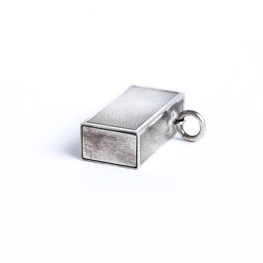 unisex pure silver drawer necklace