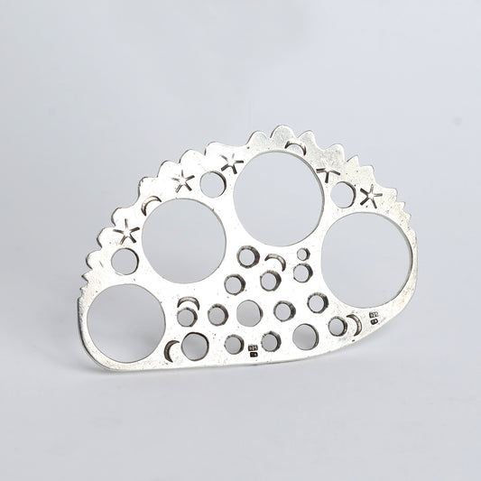 Artistic 925 Sterling Silver Knuckle Duster – One of a Kind