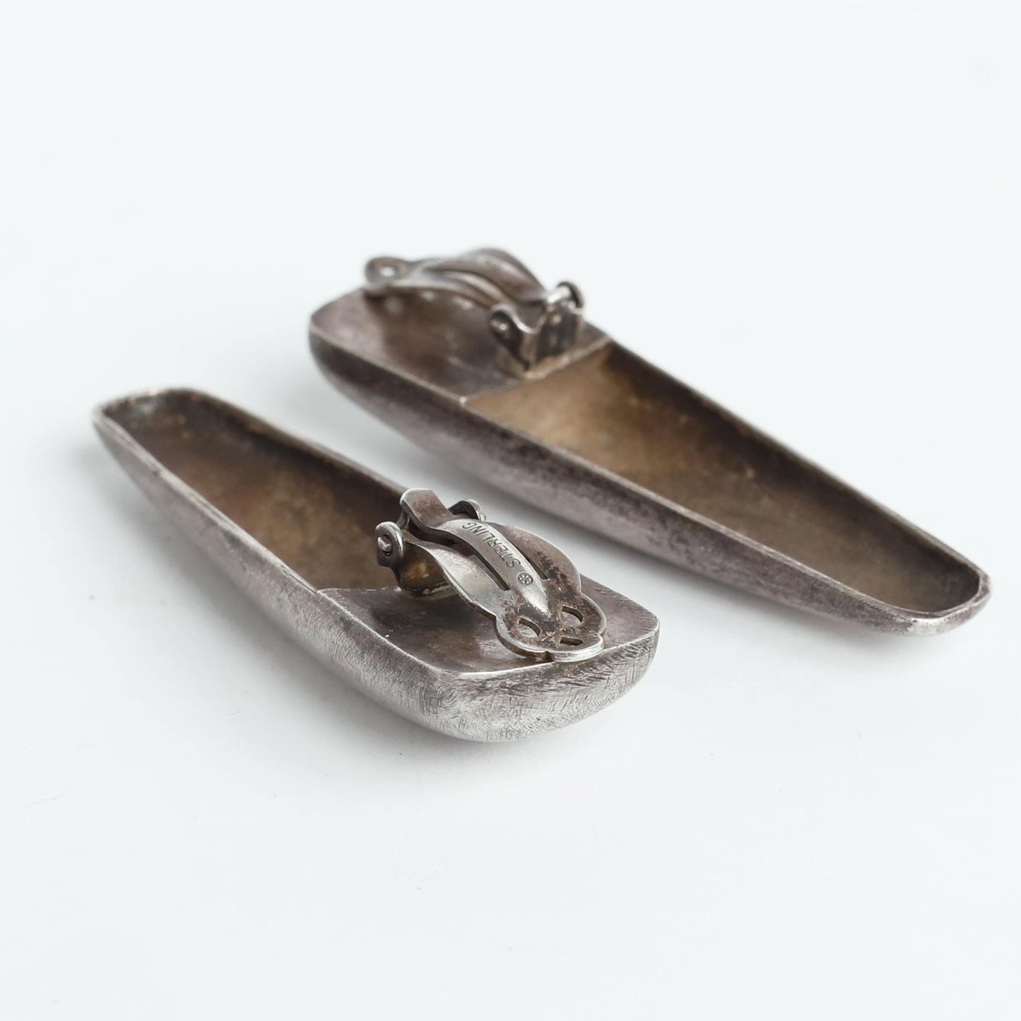 one of a kind - modern design Earrings sterling silver 925