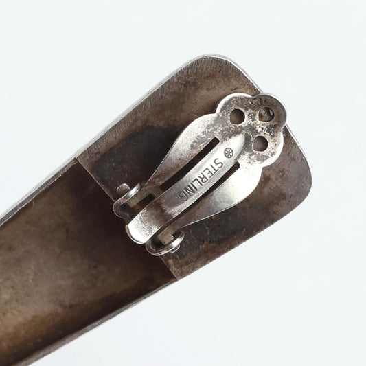 one of a kind - modern design Earrings sterling silver 925