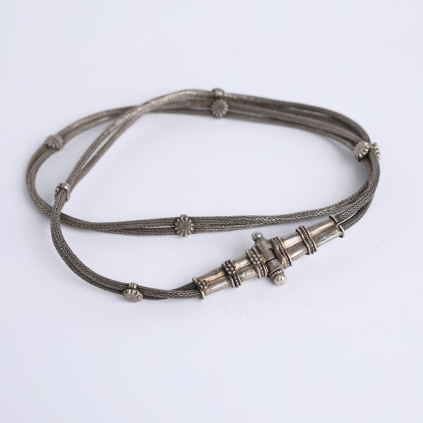 hand made Pure Silver Necklace from the Far East