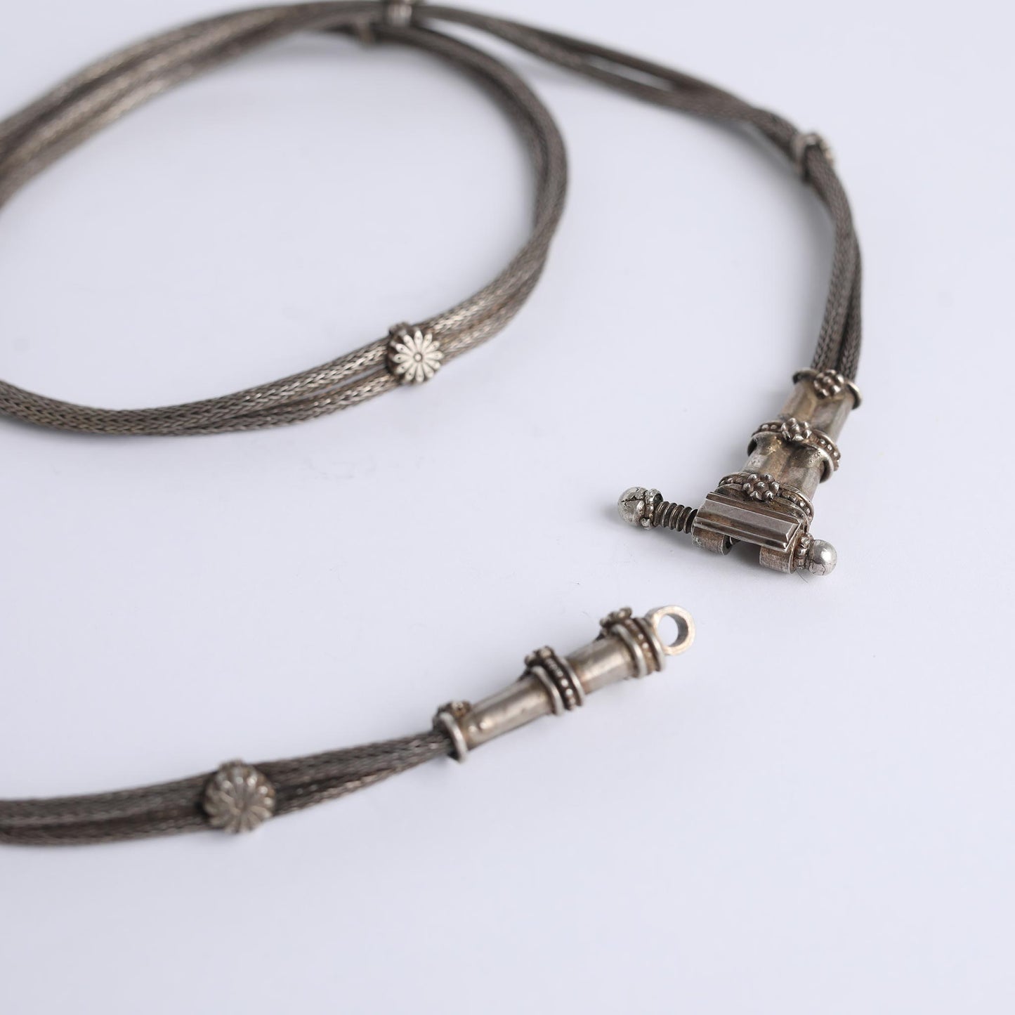 hand made Pure Silver Necklace from the Far East