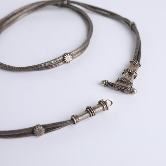 hand made Pure Silver Necklace from the Far East