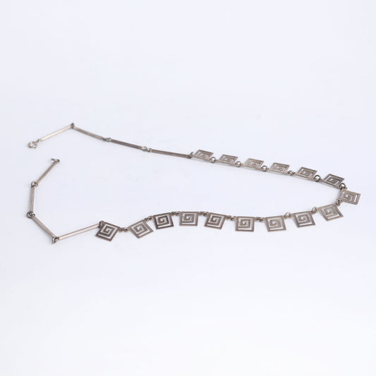 Greek Unisex Sterling Silver 925 Necklace