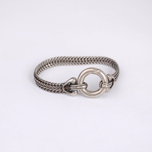 Versatile 1980s Silver Jewelry: Transformable Bracelet and Necklace Set