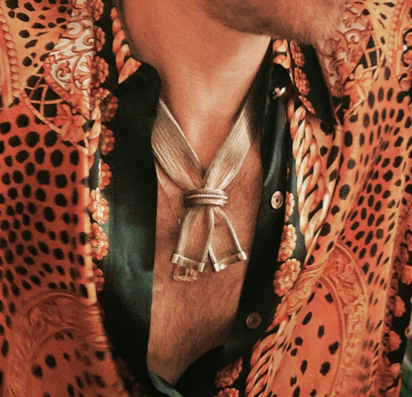 Zenfeld Mexico Bow Tie Necklace - silver 925