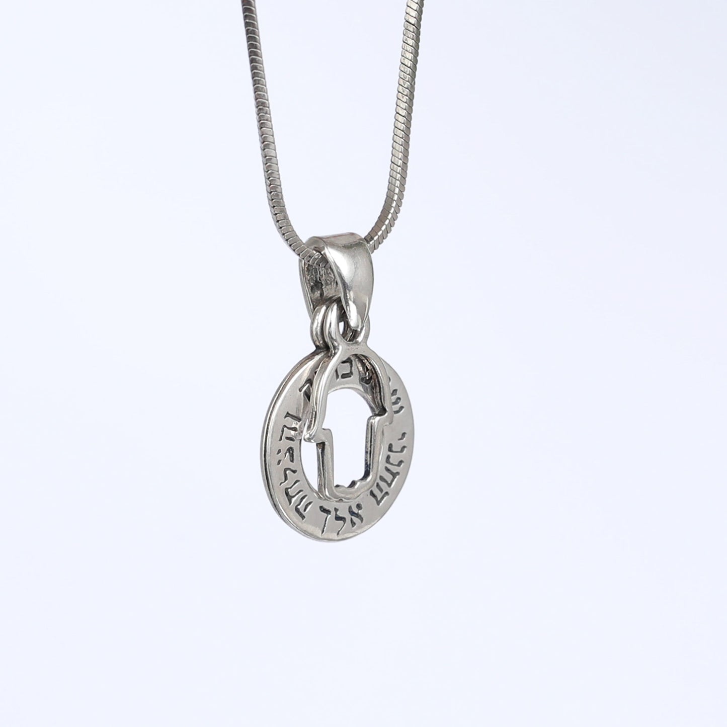 ALAD & Hamsa Hand Kabbalah Necklace