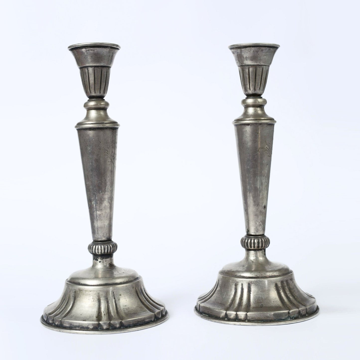 European Shabbat Candleholders