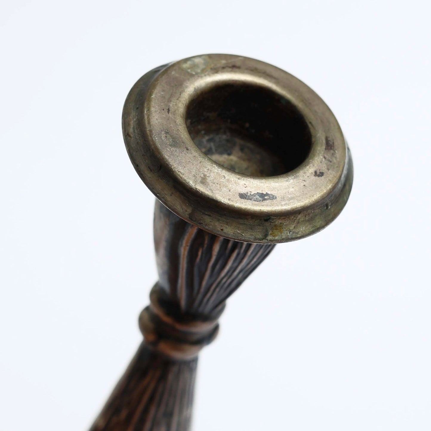 Single Silver Candleholder