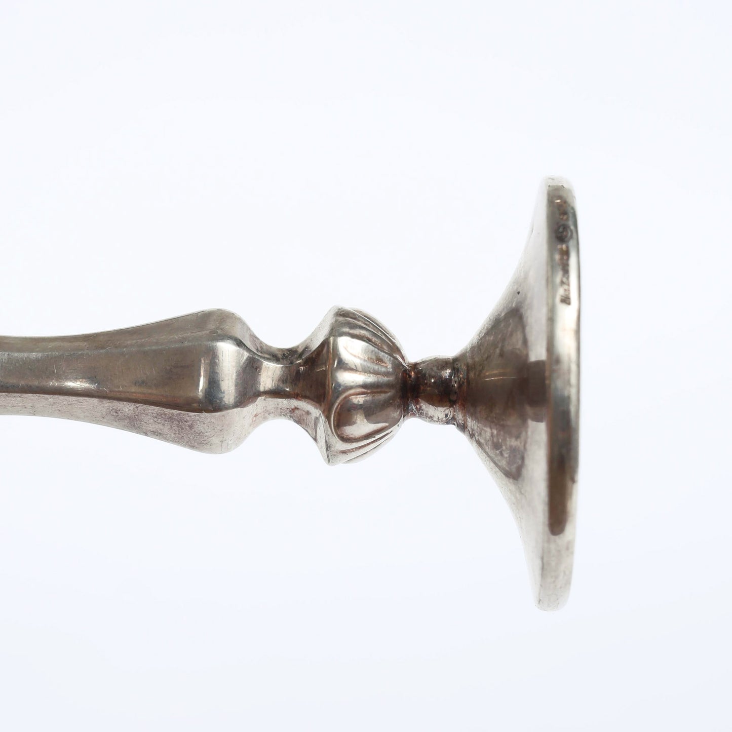 Short Silver candleholders