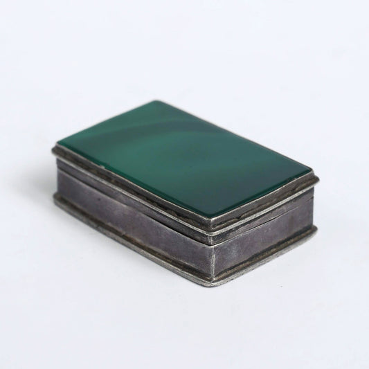 Green&silver Tobacco Box