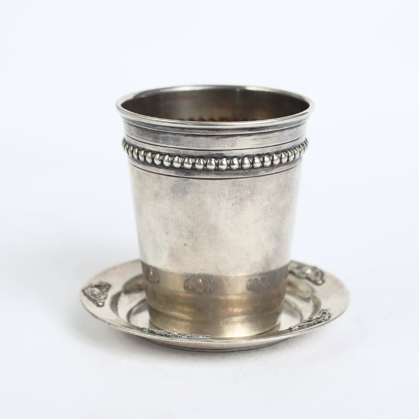 Silver Round Kiddush Cup